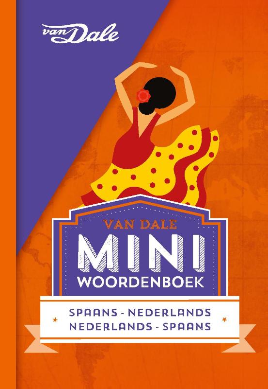 Voorzijde van het boek 'Van Dale Miniwoordenboek Spaans'