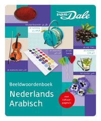 Voorzijde van het boek 'Van Dale Beeldwoordenboek Nederlands-Arabisch'