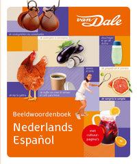 Voorzijde van het boek 'Van Dale Beeldwoordenboek Nederlands-Español'