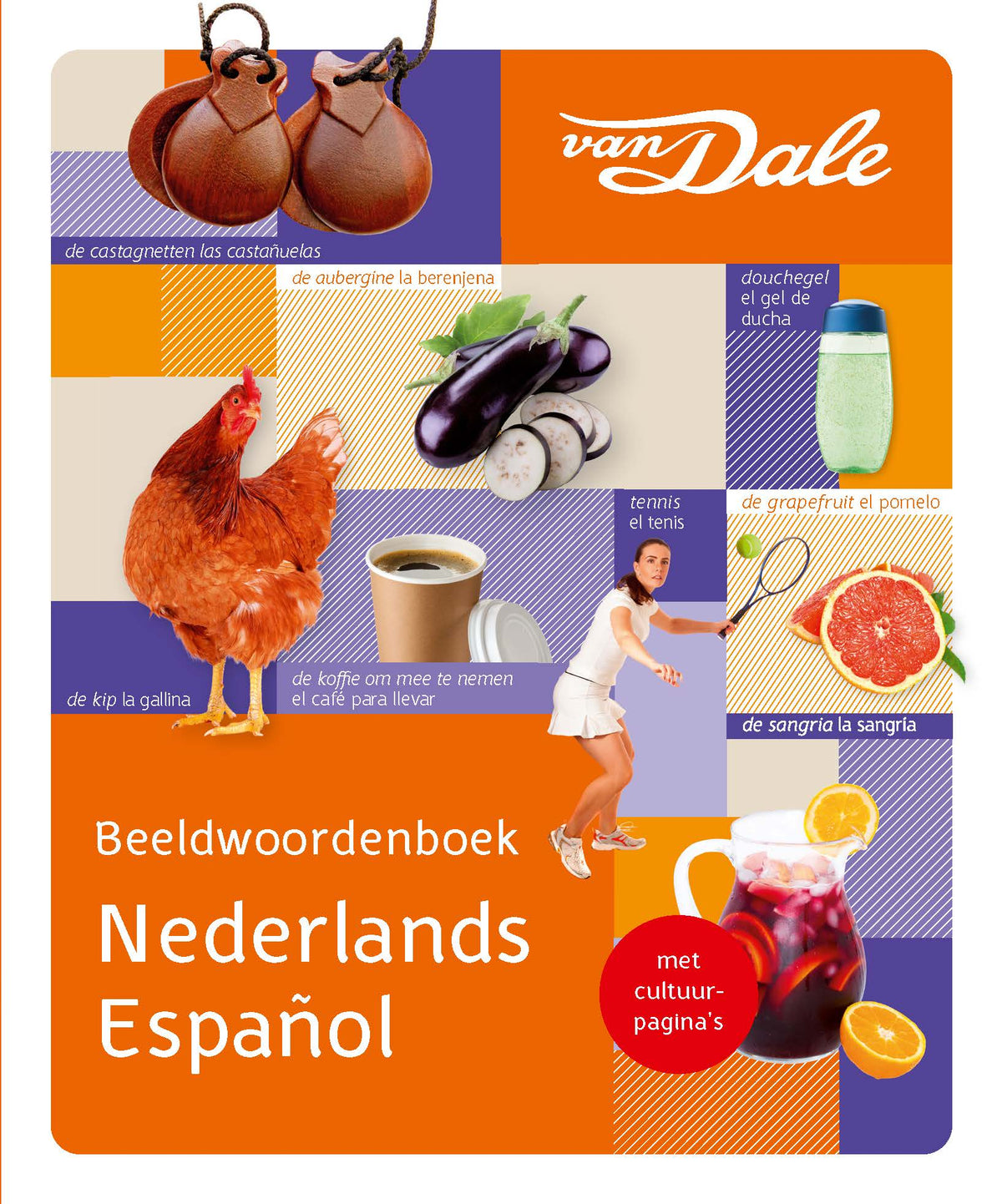 Voorzijde van het boek 'Van Dale Beeldwoordenboek Nederlands-Español'