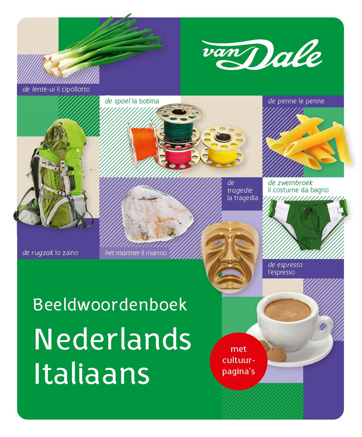 Voorzijde van het boek 'Van Dale Beeldwoordenboek Nederlands-Italiaans'