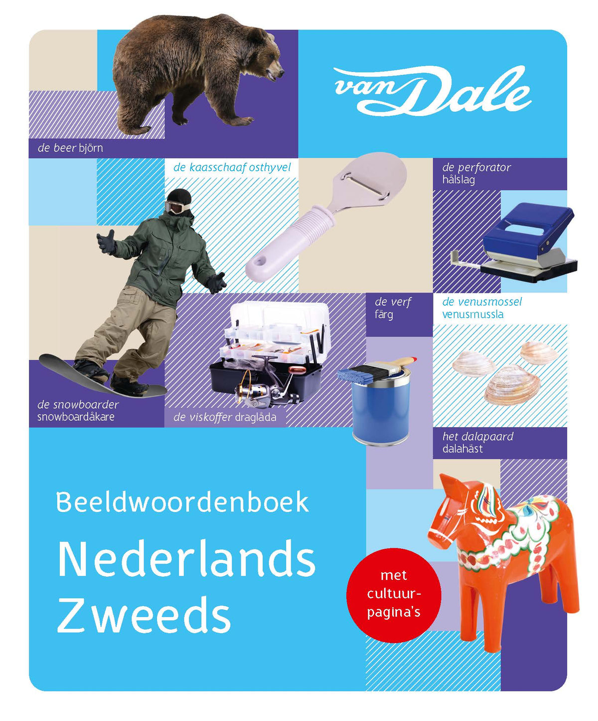 Voorzijde van het boek 'Van Dale Beeldwoordenboek Nederlands-Zweeds'