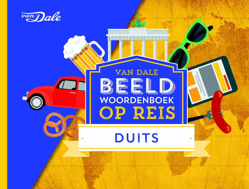 Voorzijde van het boek 'Van Dale Beeldwoordenboek op reis Duits'