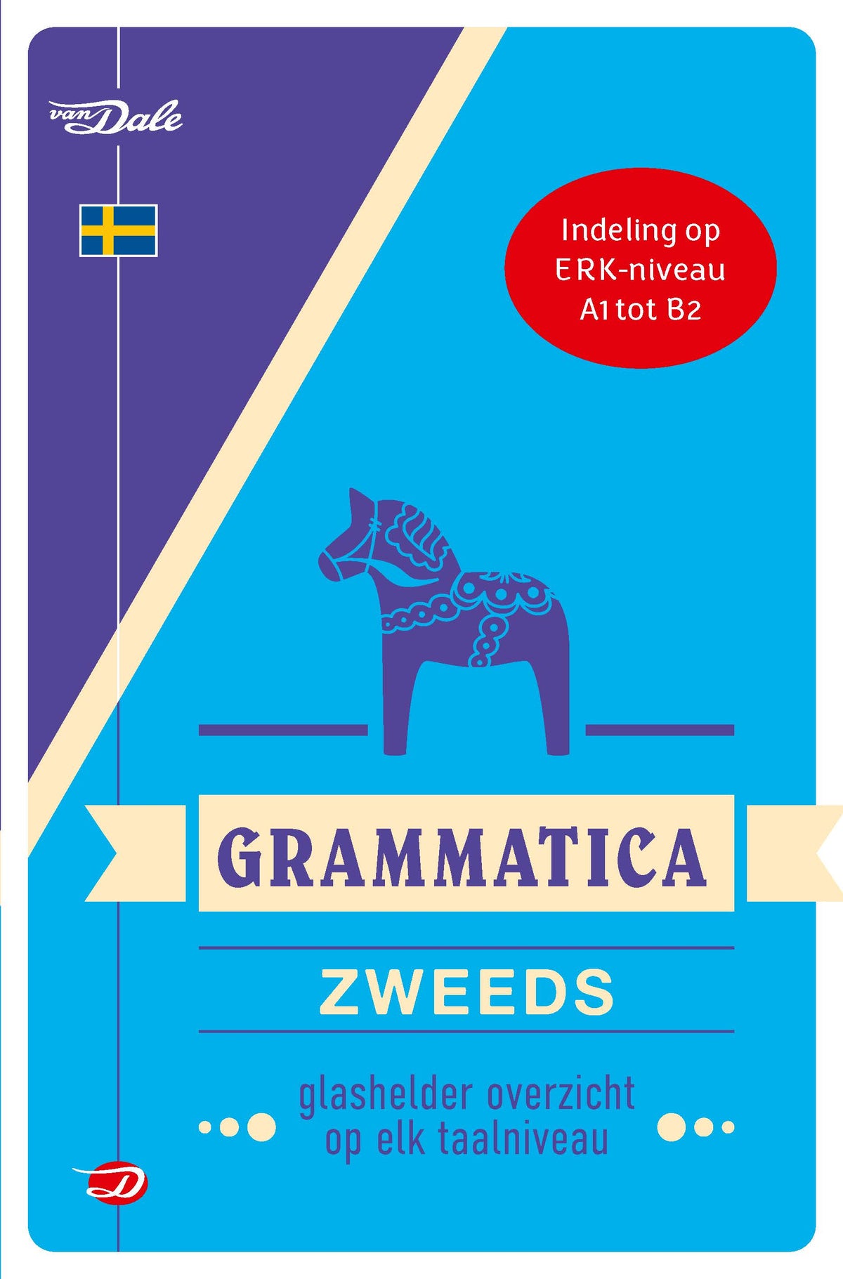 Voorzijde van het boek 'Van Dale Grammatica Zweeds'
