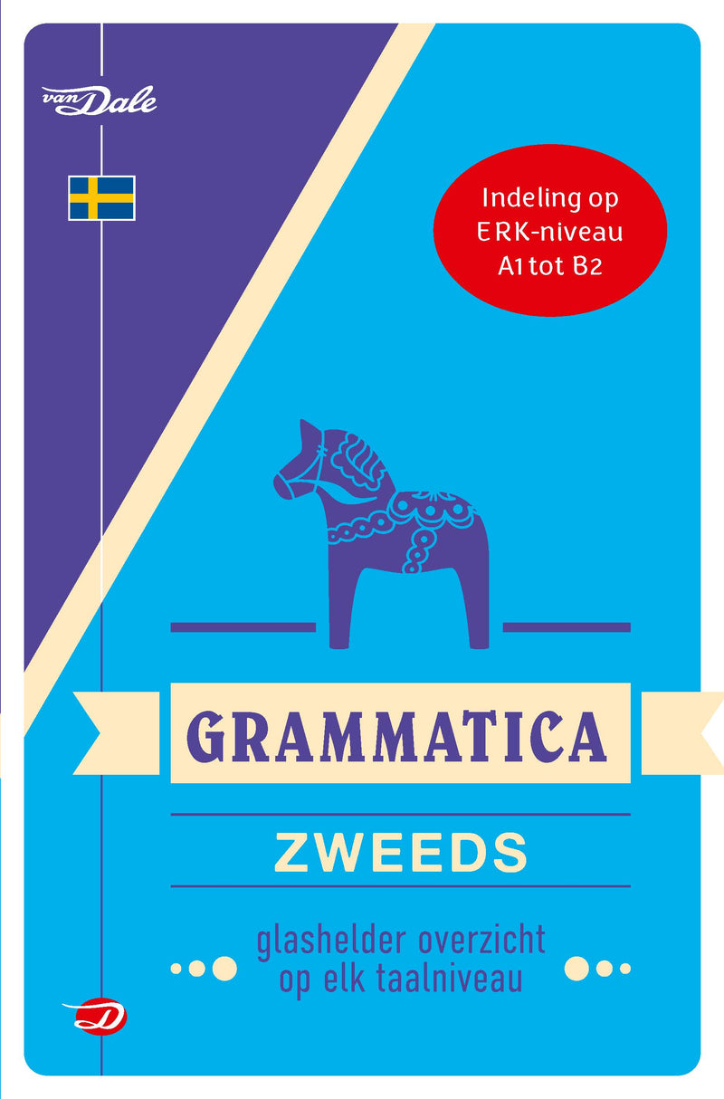 Voorzijde van het boek 'Van Dale Grammatica Zweeds'