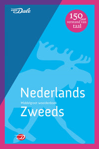 Voorzijde van het boek 'Van Dale Middelgroot woordenboek Nederlands-Zweeds'