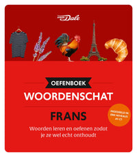 Voorzijde van het boek 'Van Dale Oefenboek woordenschat Frans'
