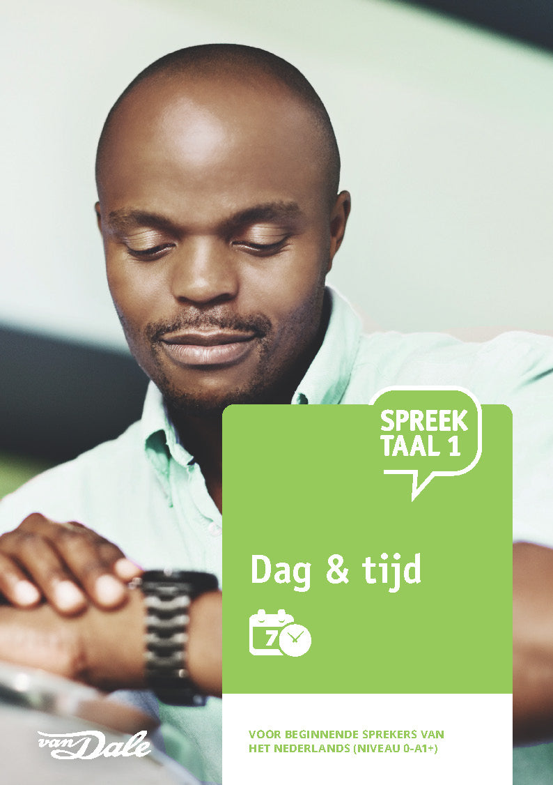 Voorzijde van het boek 'SpreekTaal 1 - Dag & tijd'