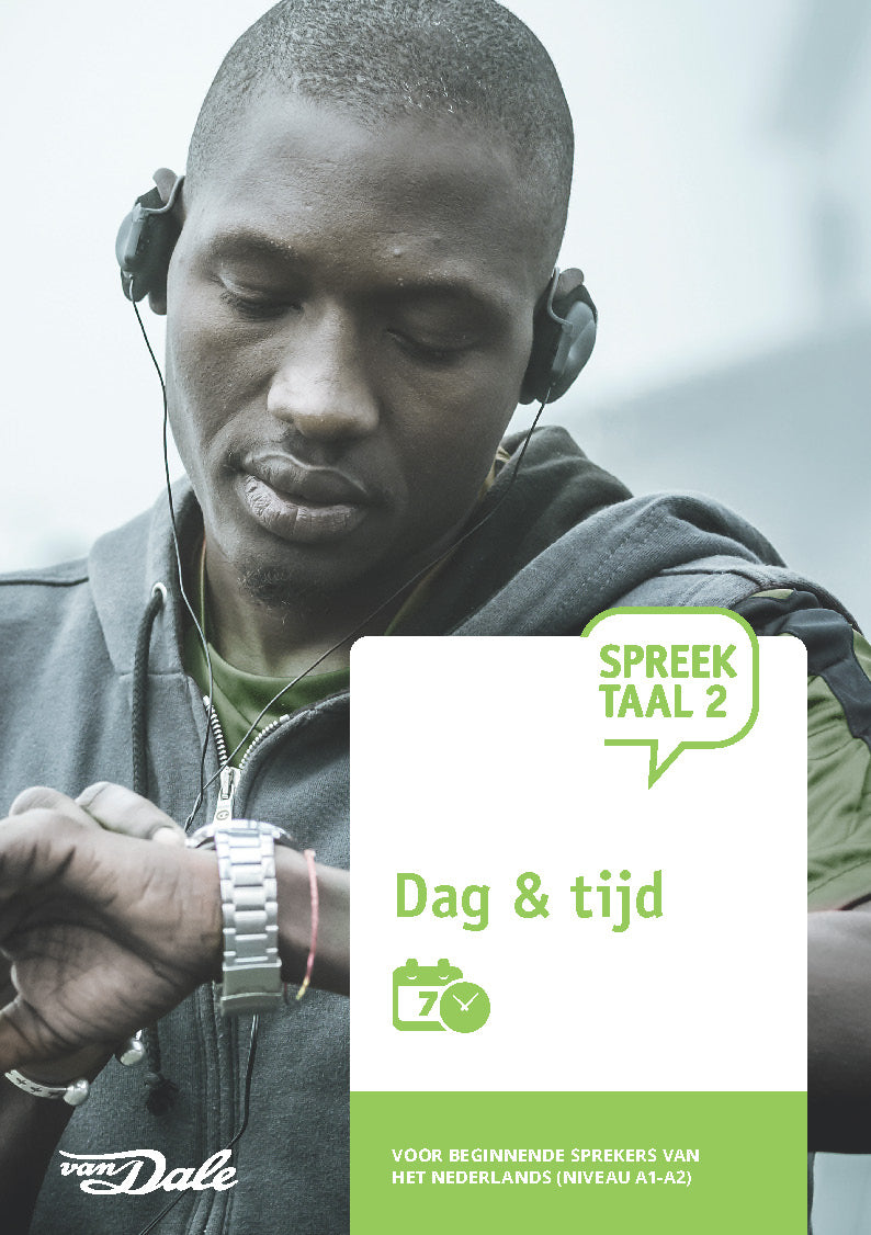 Voorzijde van het boek 'SpreekTaal 2 - Dag & tijd'