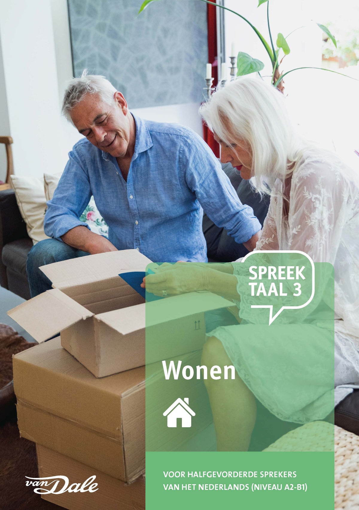 Voorzijde van het boek 'SpreekTaal 3 - Wonen'