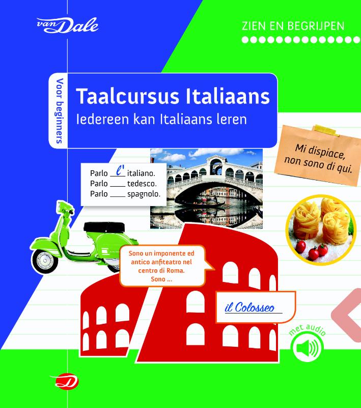 Voorzijde van het boek 'Van Dale Taalcursus Italiaans'