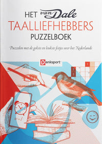 Voorzijde van het boek 'Het Van Dale Taalliefhebbers puzzelboek'