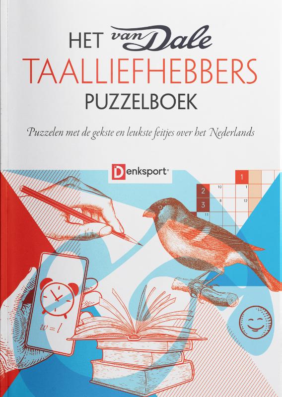 Voorzijde van het boek 'Het Van Dale Taalliefhebbers puzzelboek'